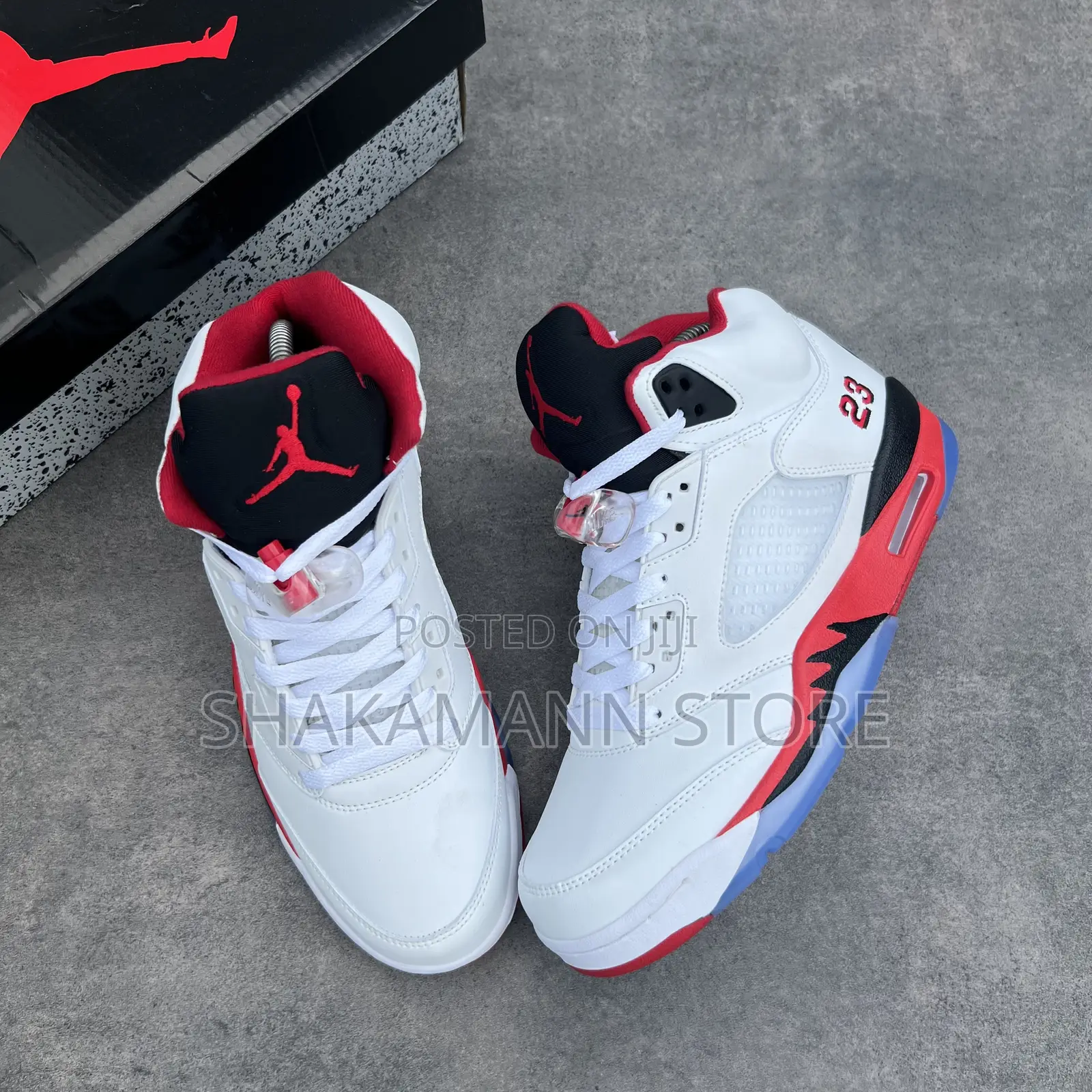 Original Air Jordan 6 Fire Red Black
