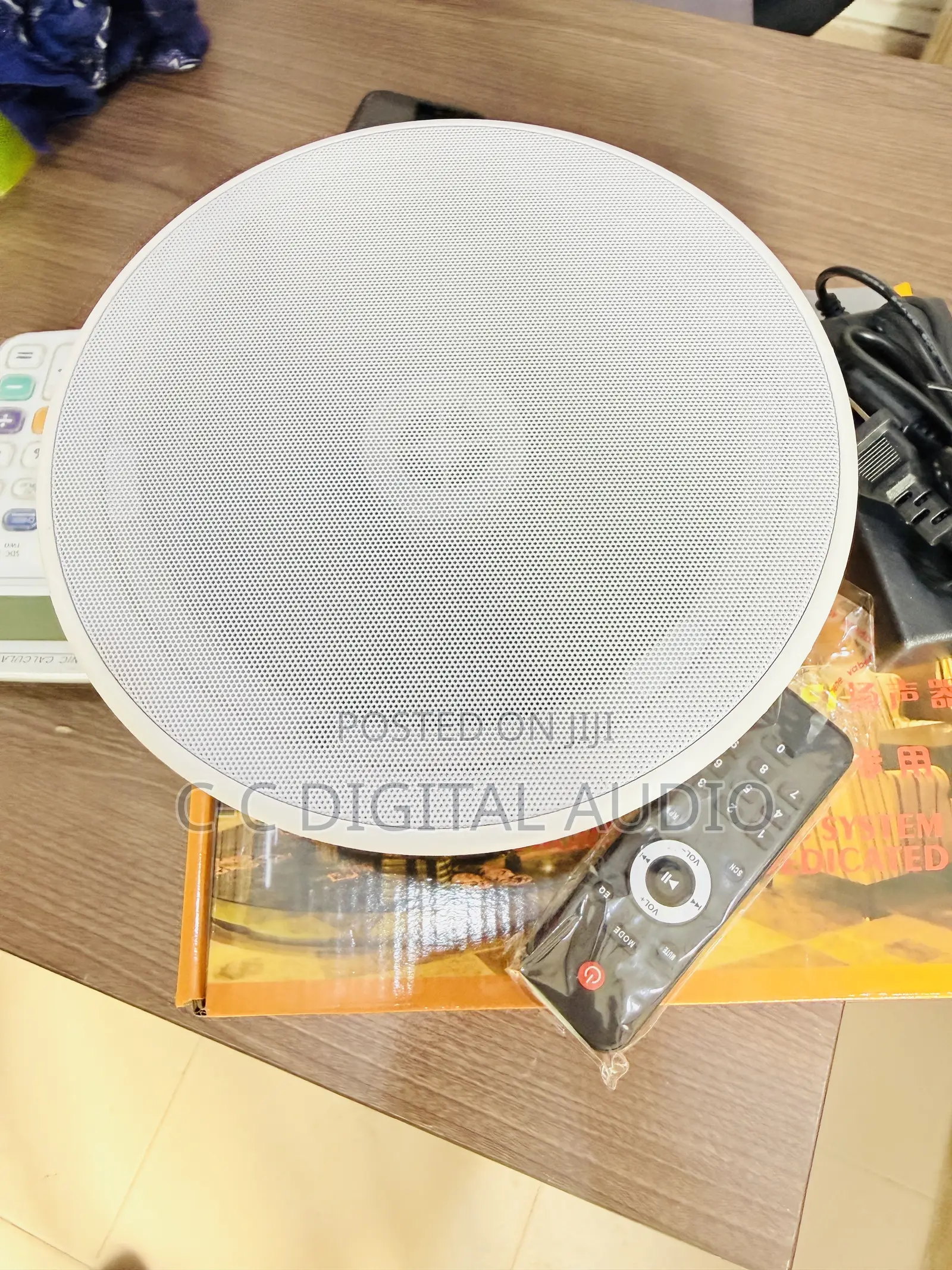 Frameless Ceiling Speakers With Remote Control
