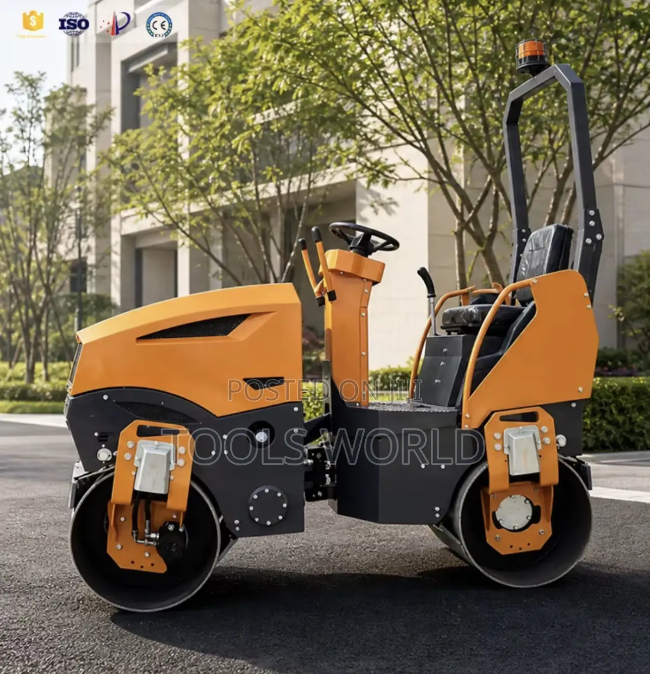 3ton Double Drum Vibratory Roller Compacting Machine
