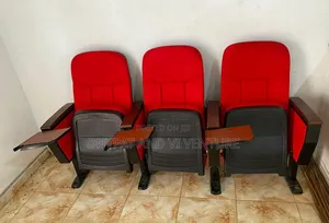Quality 3 Seaters Auditorium Chair With Writing Top