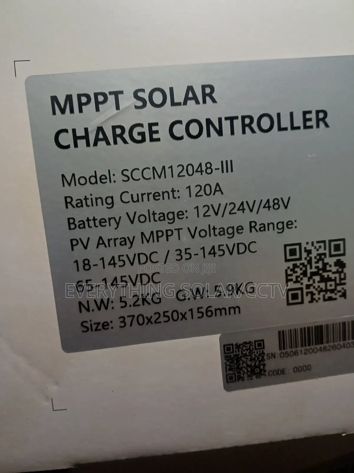 120a Felicity MPPT Charge Controller