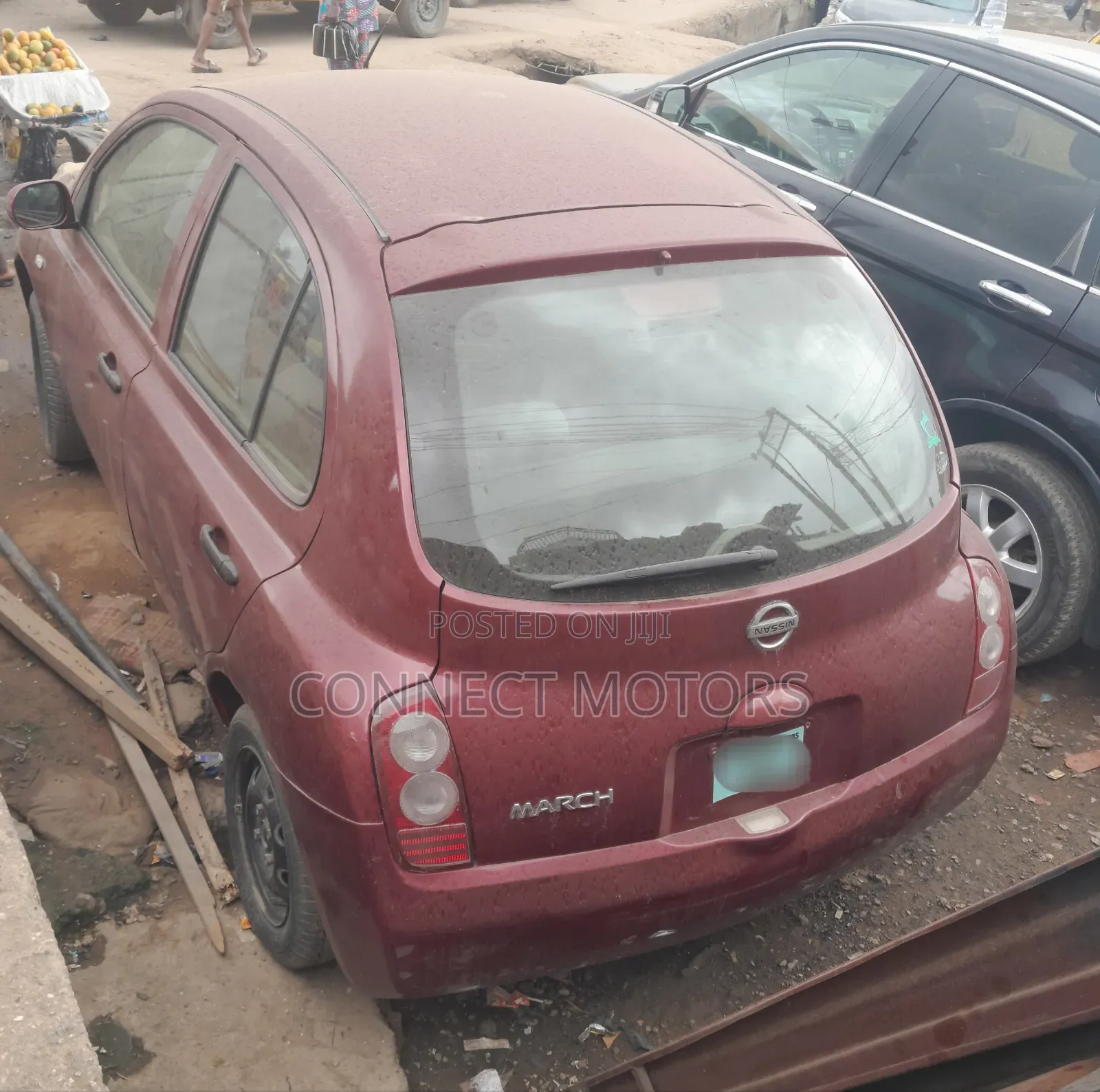 Nissan Micra 2007 Maroon