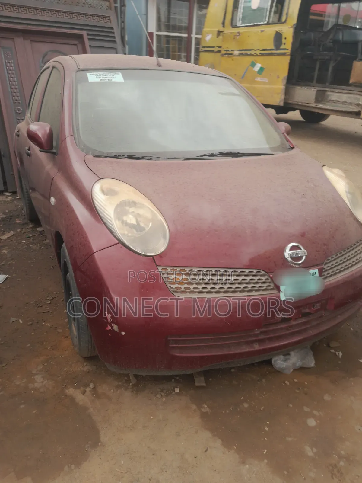 Nissan Micra 2007 Maroon