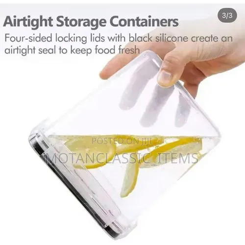 42pcs Airtight Plastic Storage Container (With Label, Spoon, and Pen).