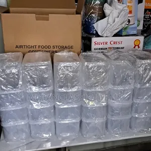 42pcs Airtight Plastic Storage Container (With Label, Spoon, and Pen).