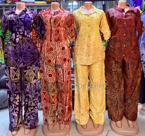Two Piece Adire Silk