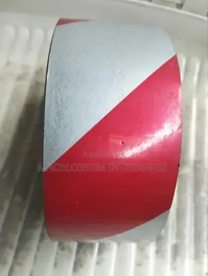 2" Adhesive Reflative Tap Red White