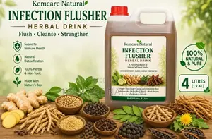 Infection Flusher E.Coli Candida Yeast Staph Kemcare Herbal Drink