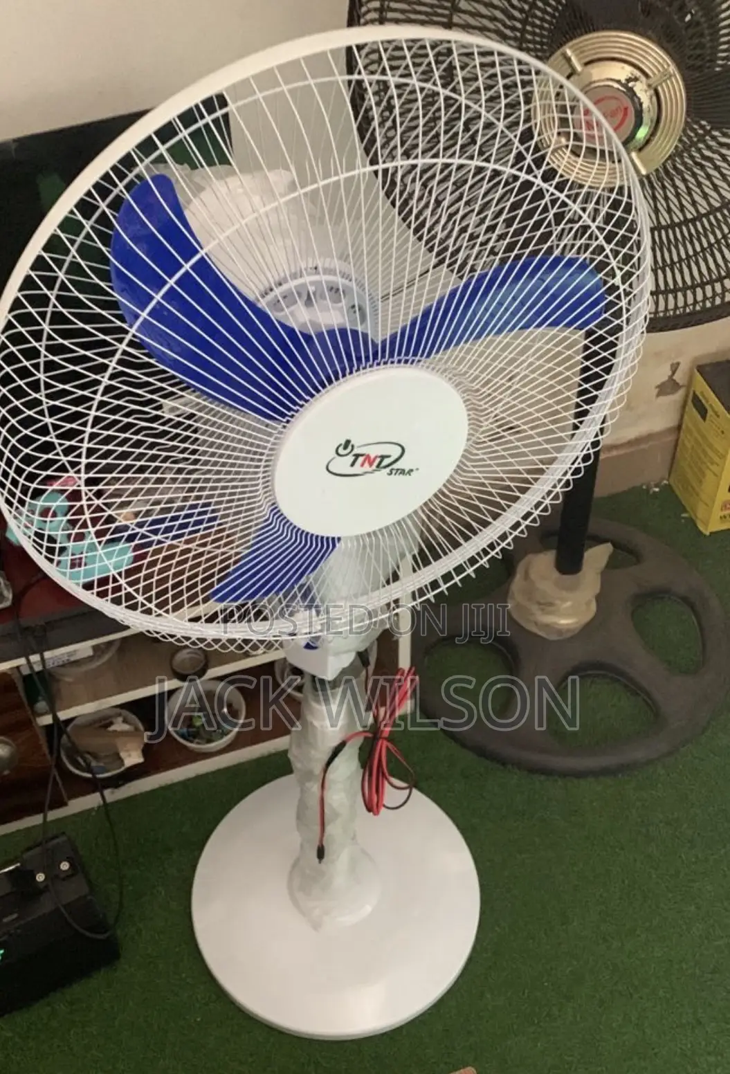Solar Panel Rechargable Fan