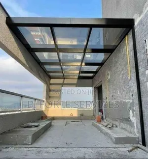 Framed Glass Roof Terrace Cover