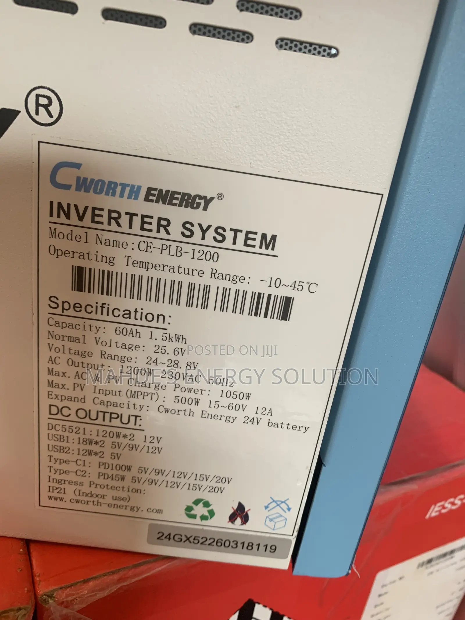 Cworth Solar Generator