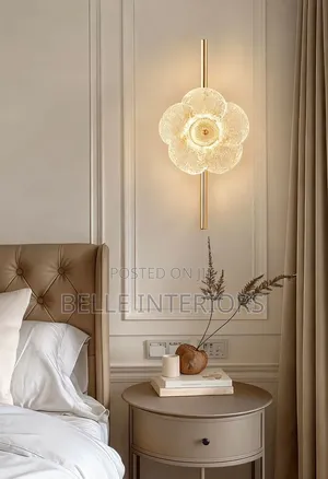 Nordic Luxury Flower Will Sconce Gold Modern Wall Light For