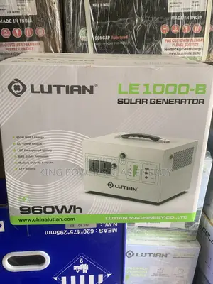 Lutian 1000w Output Solar Generator With Two 400w Solar Panels