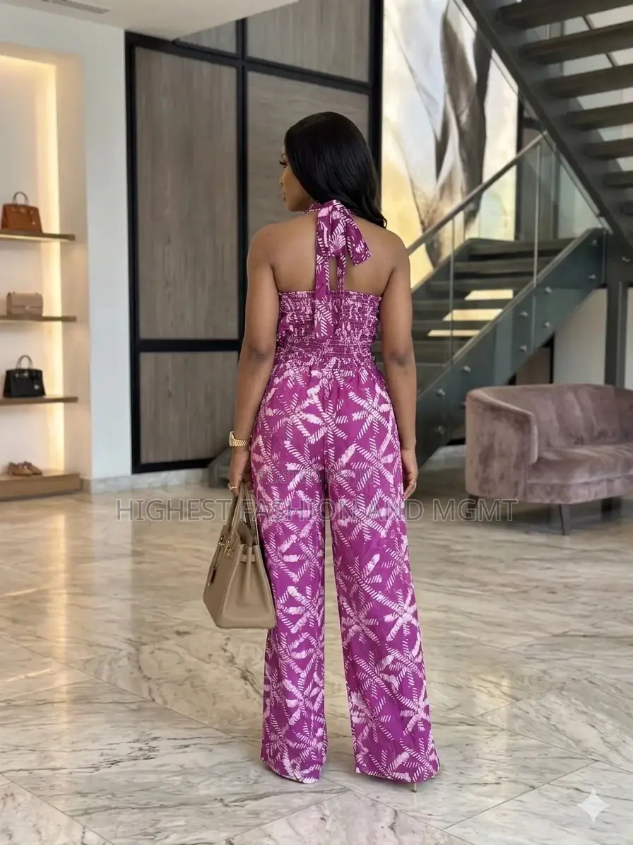 Backless Jumpsuit - Style 493