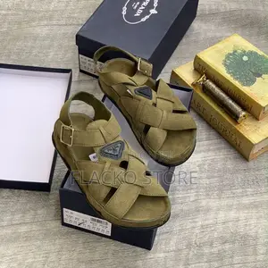 Original Prada Suede Sandals