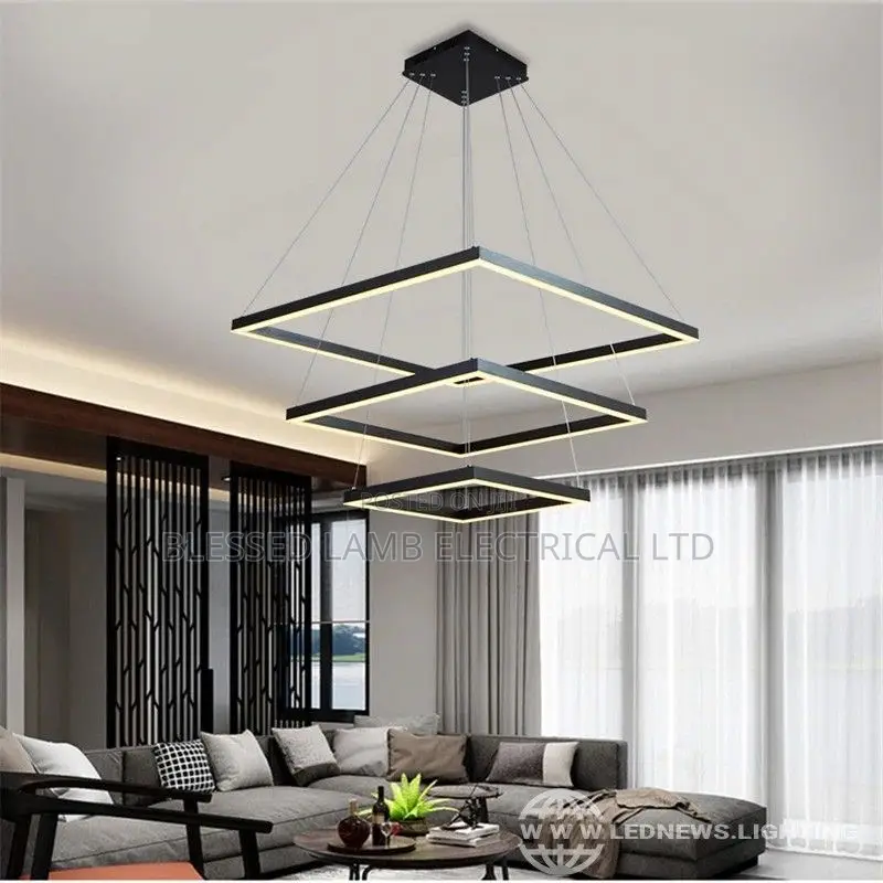 Geometric Remote Control Chandelier