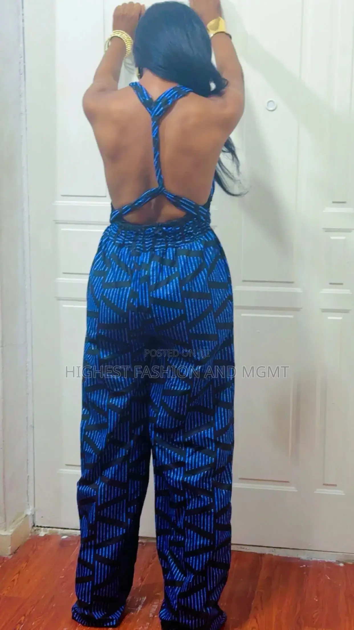 One Shoulder Y-Back Jumpsuit - Style 964