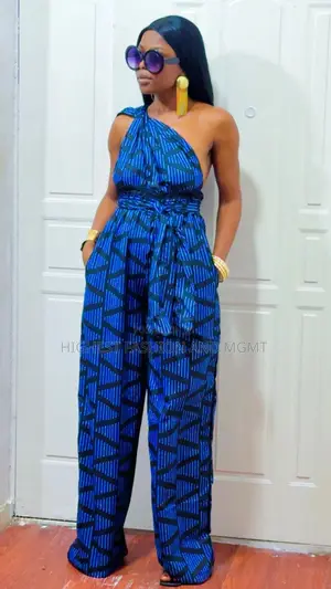 One Shoulder Y-Back Jumpsuit - Style 964