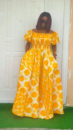 Casual Slim Waist Gown - Style 732