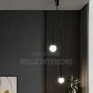 Bedroom Bedside Hanging Pendant Light. Glass Ball Led