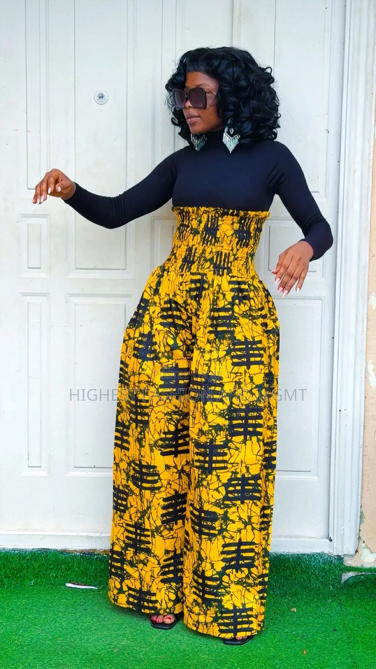 Two-Way High Waist Trouser - Style 446