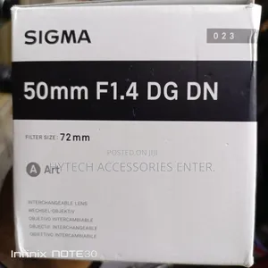 Sigma 50mm 1.4f Art Lens