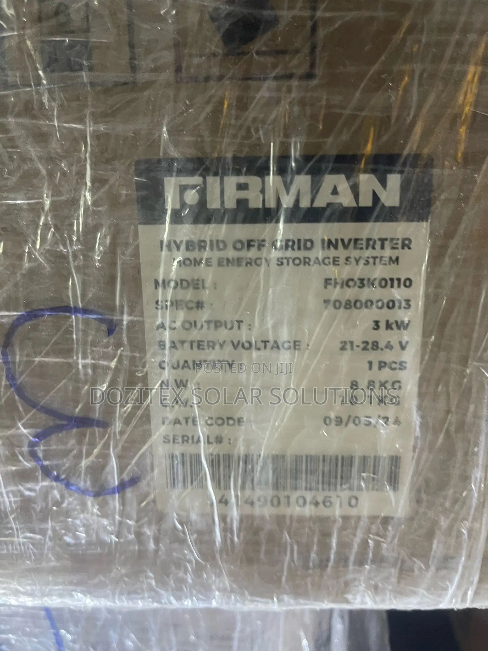 3kva/24v Firman Solar Inverter
