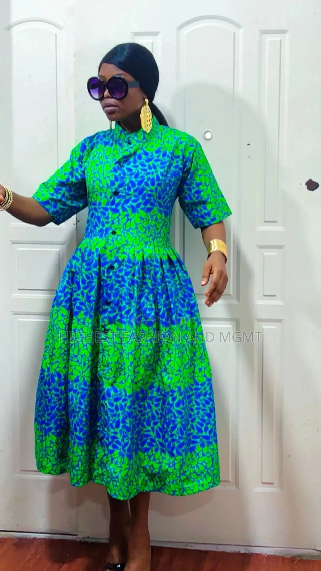 Button Down Gown - Style 943