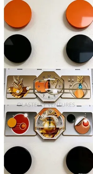 3 in 1 Frame Acrylic Wall Clock
Te