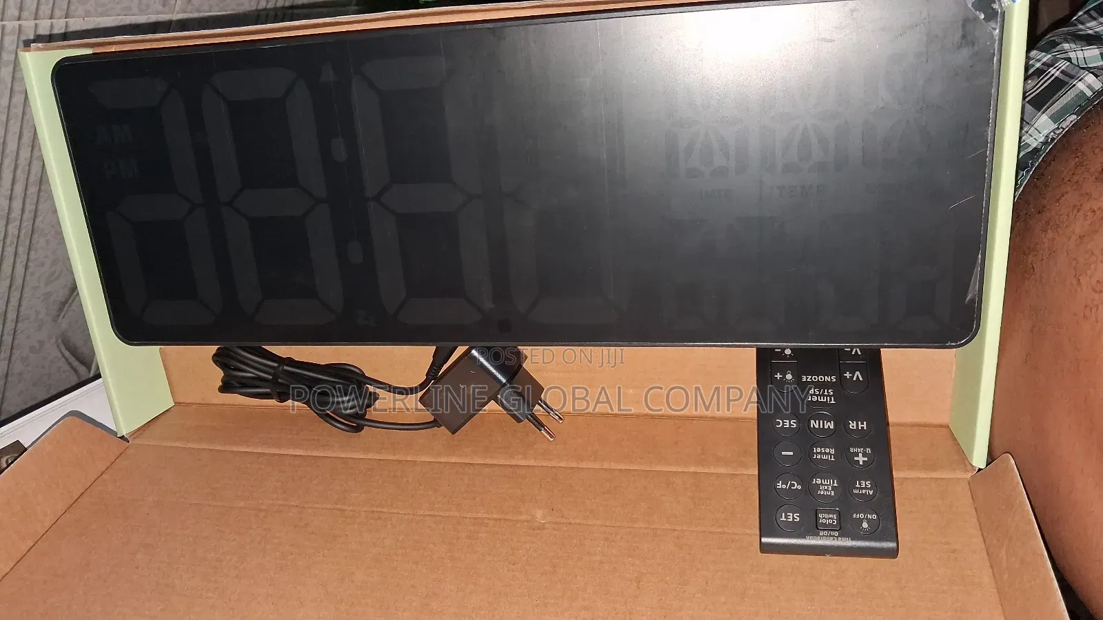 Digital Wall Clock With Count Down/ Alarm/ Bluetooth/ Battery/ Remote