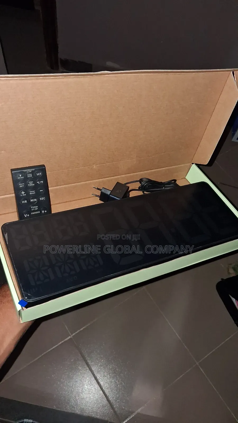 Digital Wall Clock With Count Down/ Alarm/ Bluetooth/ Battery/ Remote