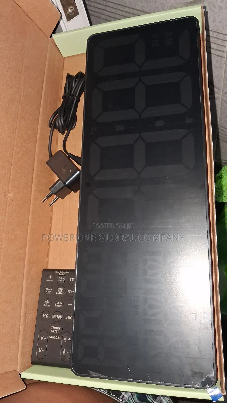 Digital Wall Clock With Count Down/ Alarm/ Bluetooth/ Battery/ Remote