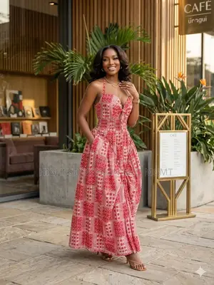 Backless Gown With Strap - Style 403