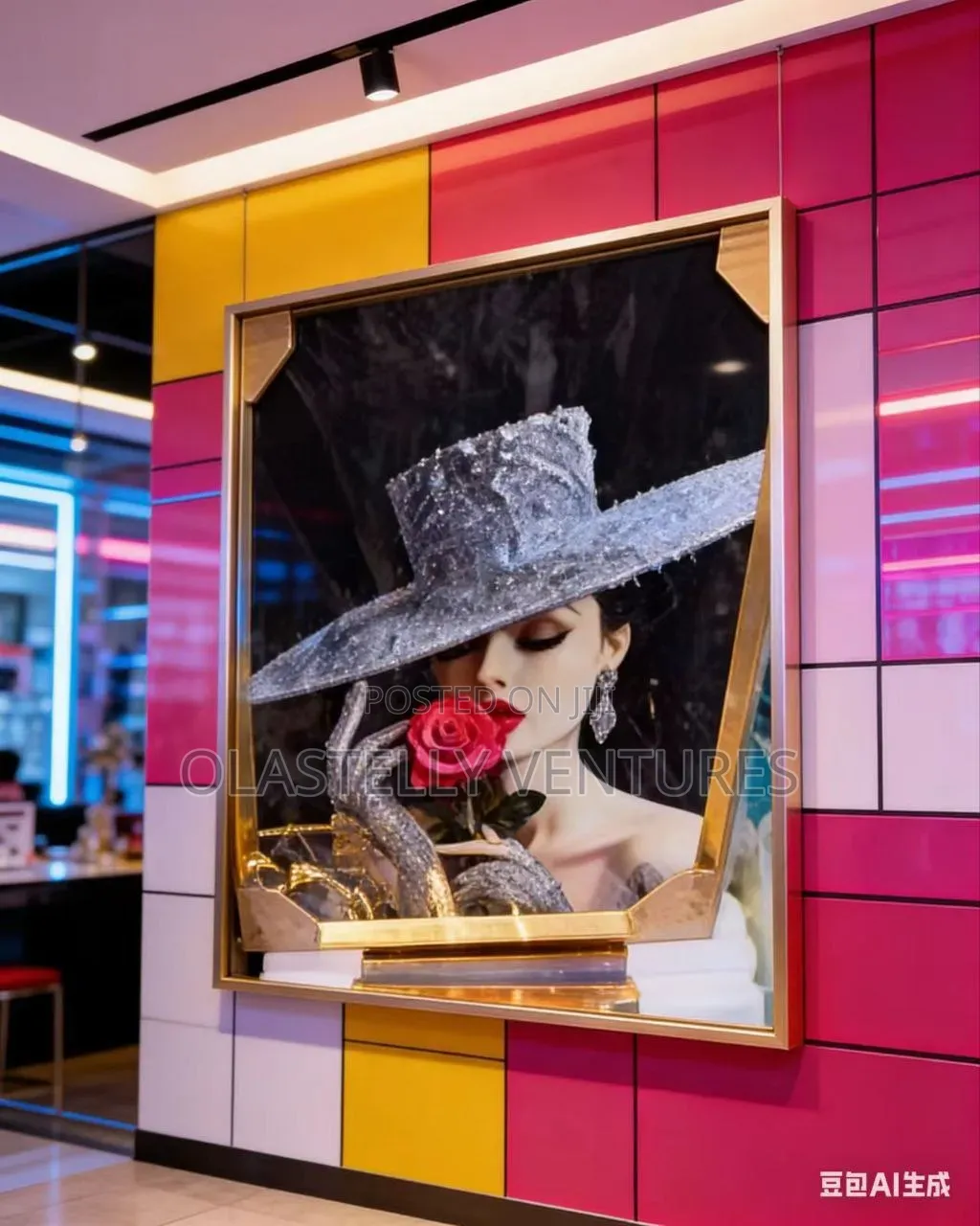 60by60cm Acrylic Wall Frame Te