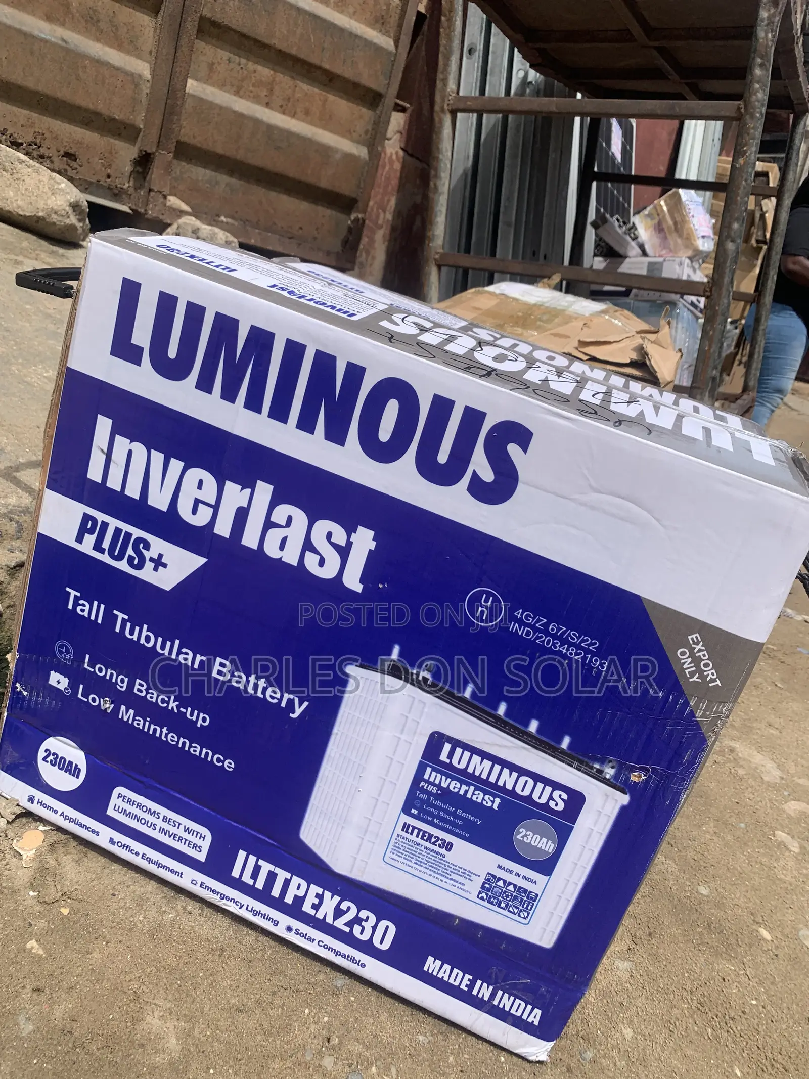 230ah Luminous Tubular Battery