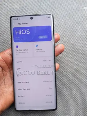 Tecno Camon 40 Pro 4G 256 GB Gray