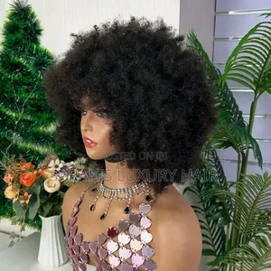 Human Hair Afro Wig
