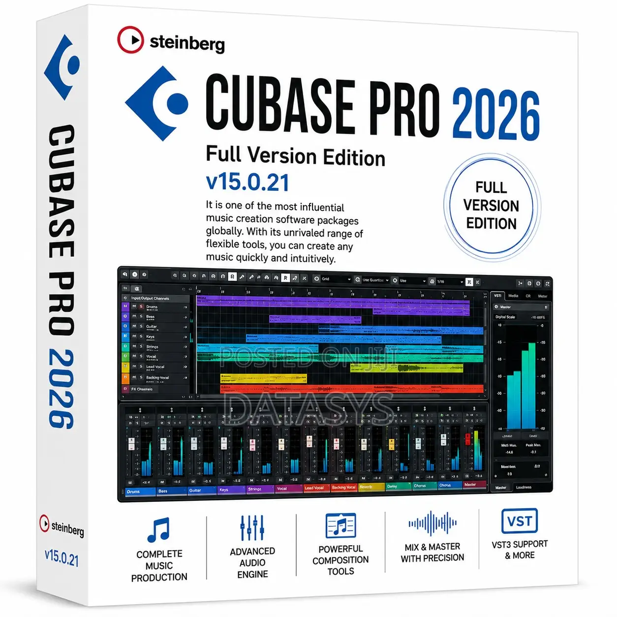 Steinberg Cubase Pro V15.0.21 Full Version 2026 Edition