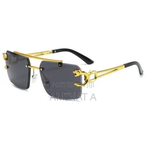 Trendy Vintage Rimless Sunglasses