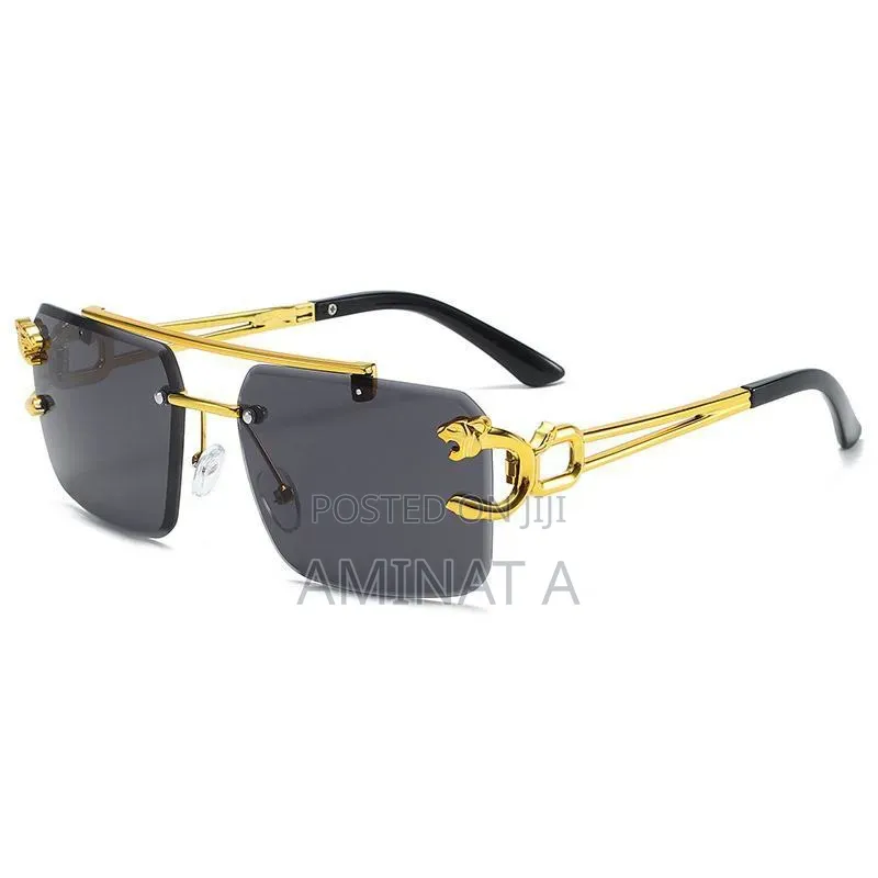 Trendy Vintage Rimless Sunglasses