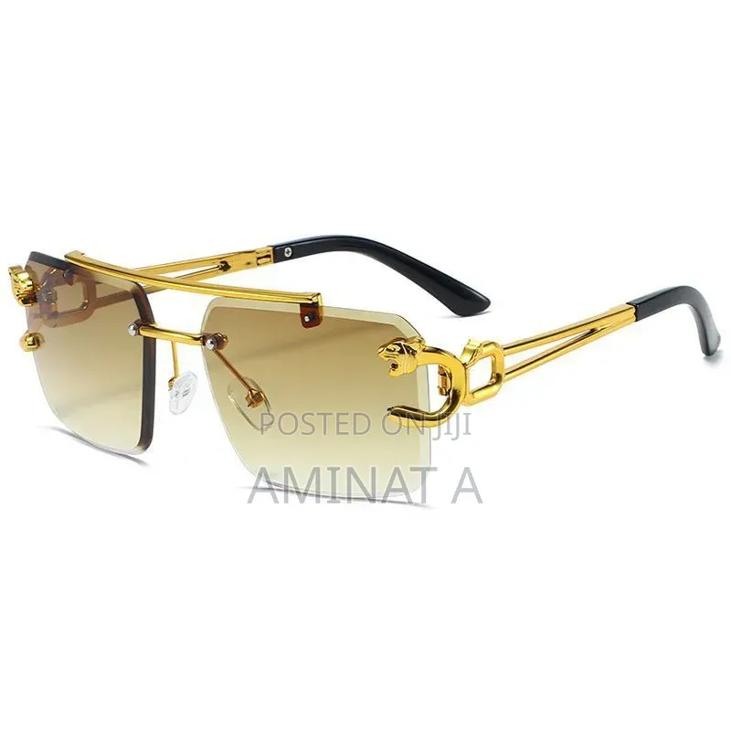 Trendy Vintage Rimless Sunglasses