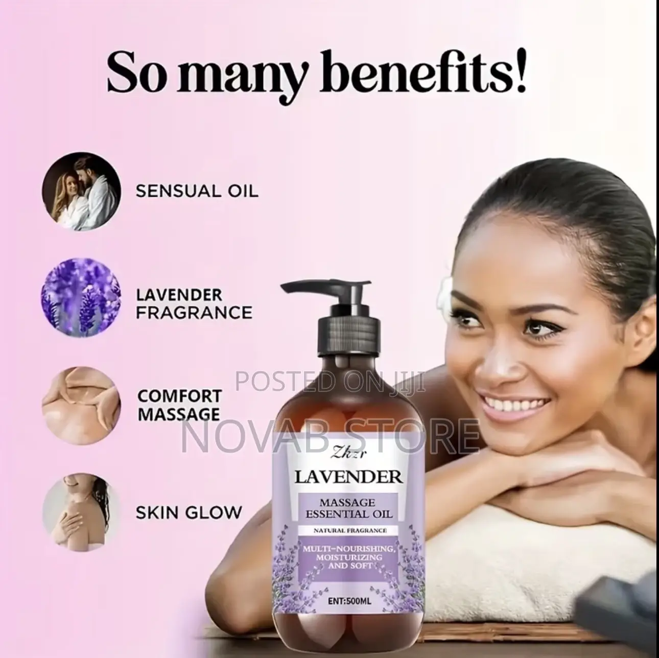 Lavender Massage Oil 500ml