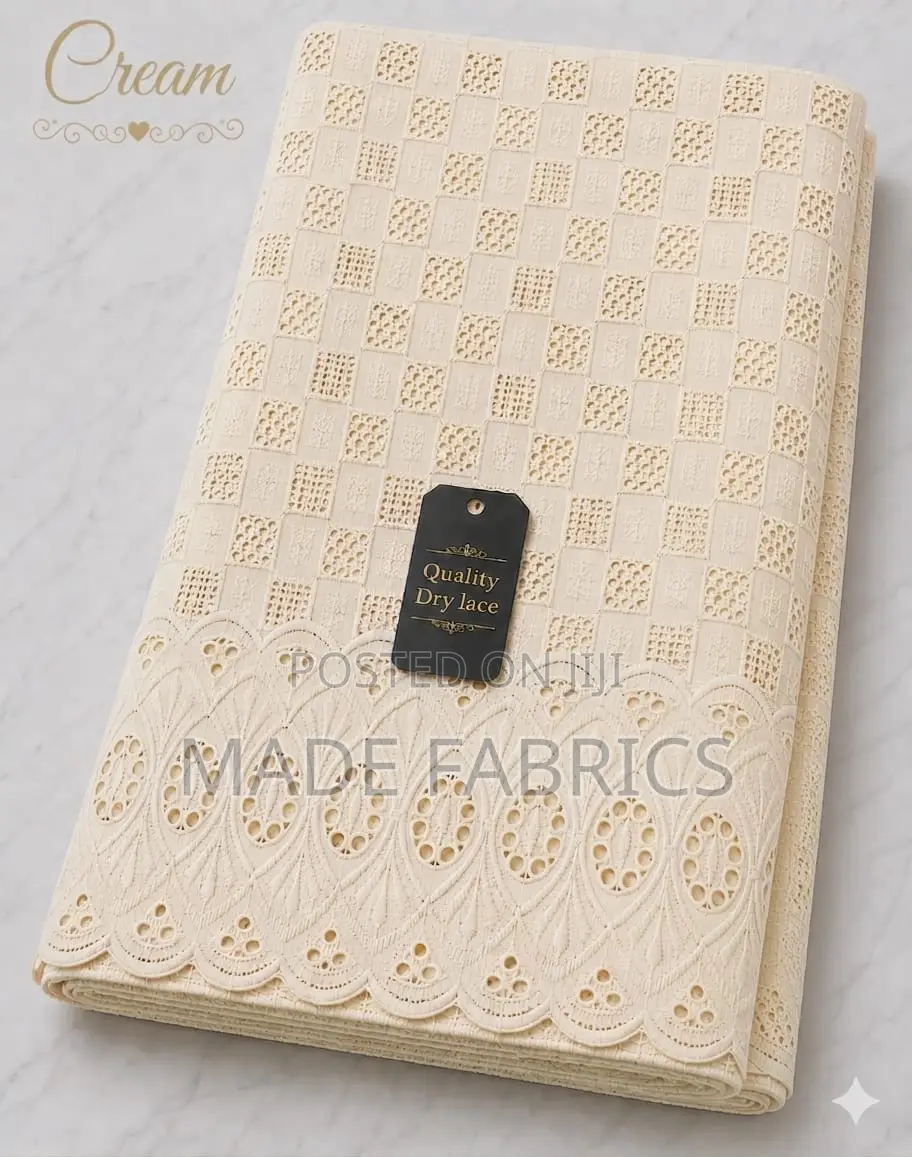 High Quality Dry Lace Fabric 5yards