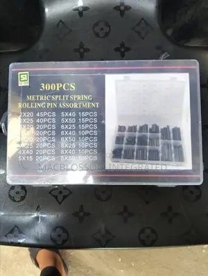 Set of Metric Split Spring Rolling Pin Assorted 300 Piece