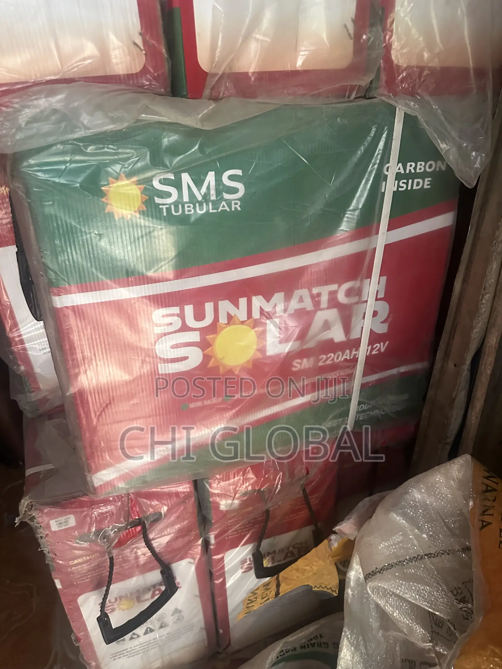 SMS 220ah 12v Tubular Battery