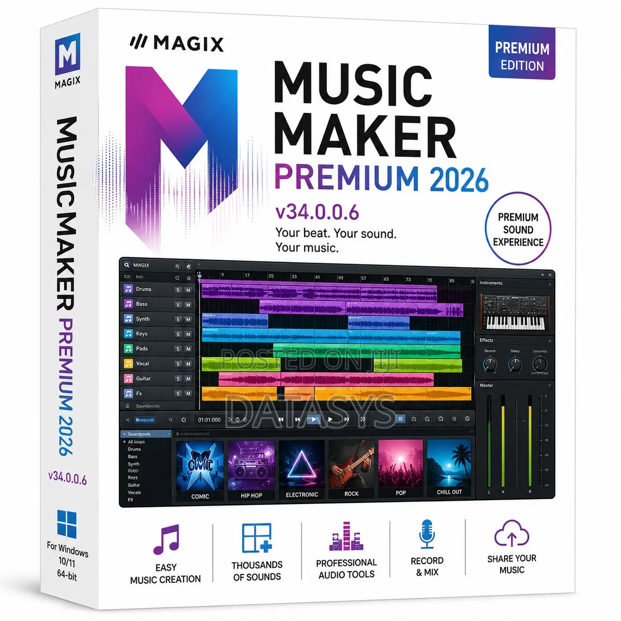 Magix Music Maker Premium 2026 V34.0.0.6