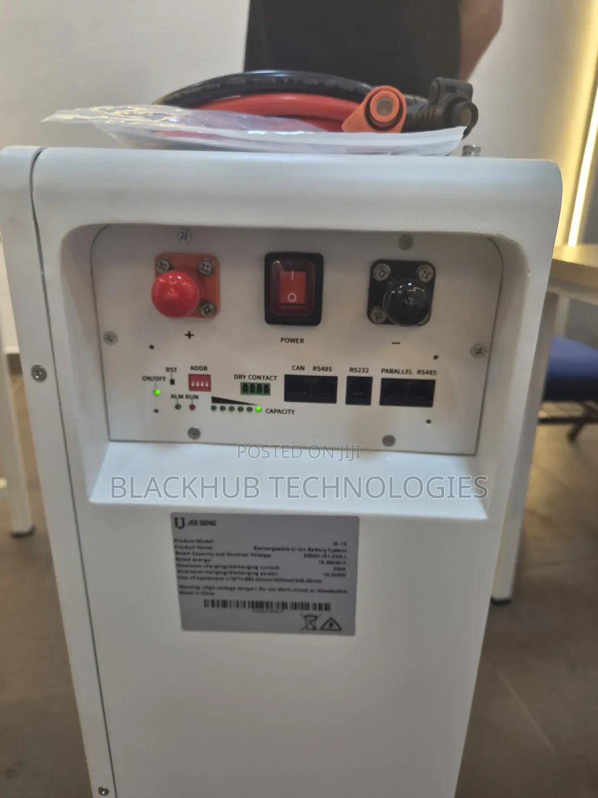 Jee Seng 15kwh Lithium Battery With Bluetooth, Fire Extinguisher, Wifi