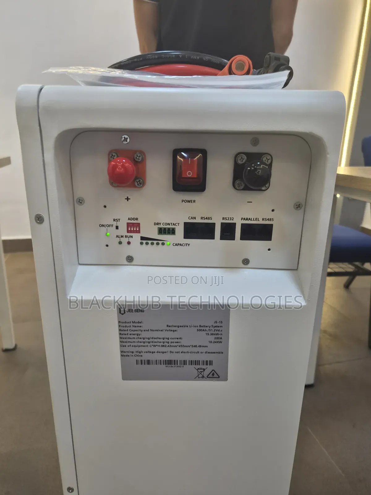 Jee Seng 15kwh Lithium Battery With Bluetooth, Fire Extinguisher, Wifi