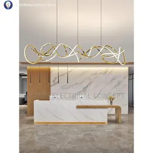 Minimalist Postmodern Electroplated Stainless Steel Silicone Ceiling