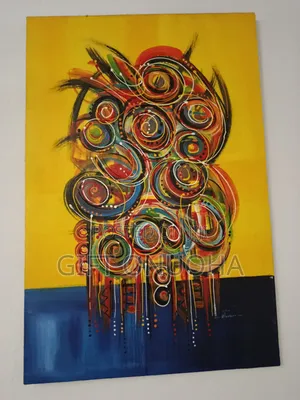 Original Olatunji Canvas Painting